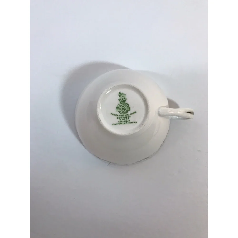 royal doulton coronet‎ ivory english bone china coffee cup
